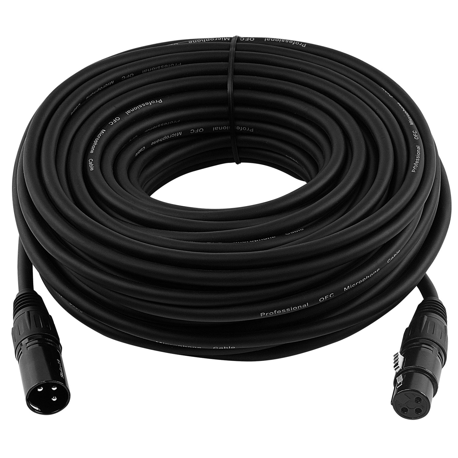 75' 3 Pin XLR Male to XLR Female Microphone Cable (ZMV-24XMXF-75BP)