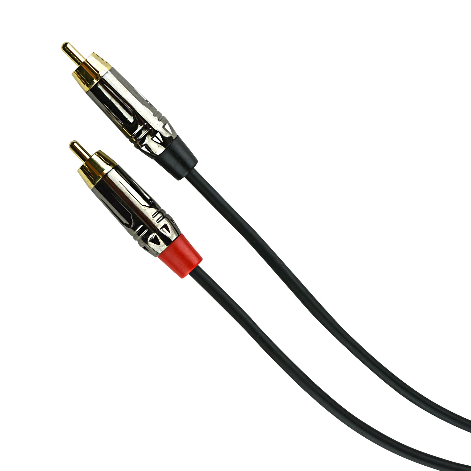 5' Y-Adapter 3 Pin XLR Male Dual RCA Cable (ZP-Y24XMPRCA-5)
