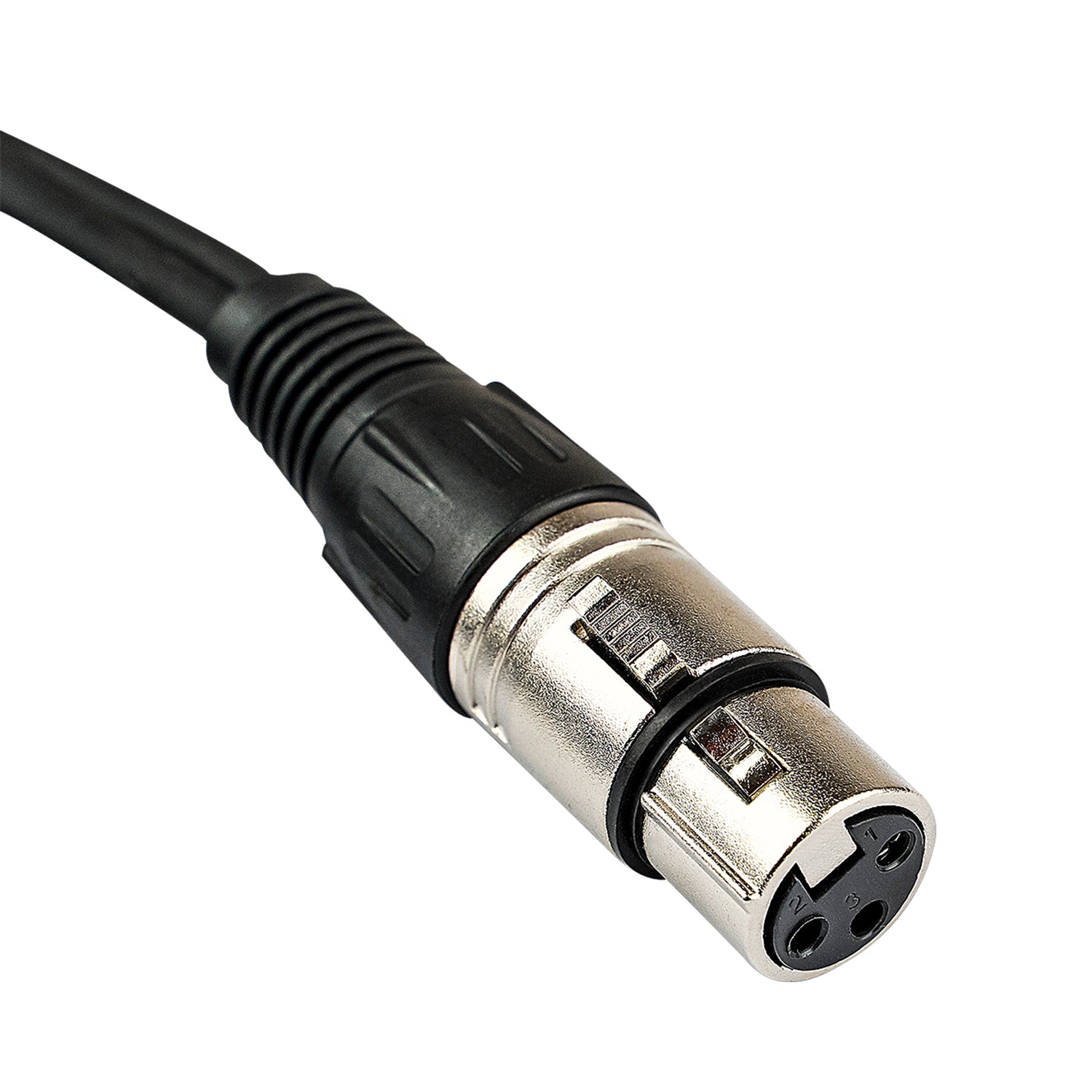 3' Y-Adapter 3 Pin XLR Female to Dual 3 Pin XLR Male Cable (ZP-YXLRFXLRMD-3)