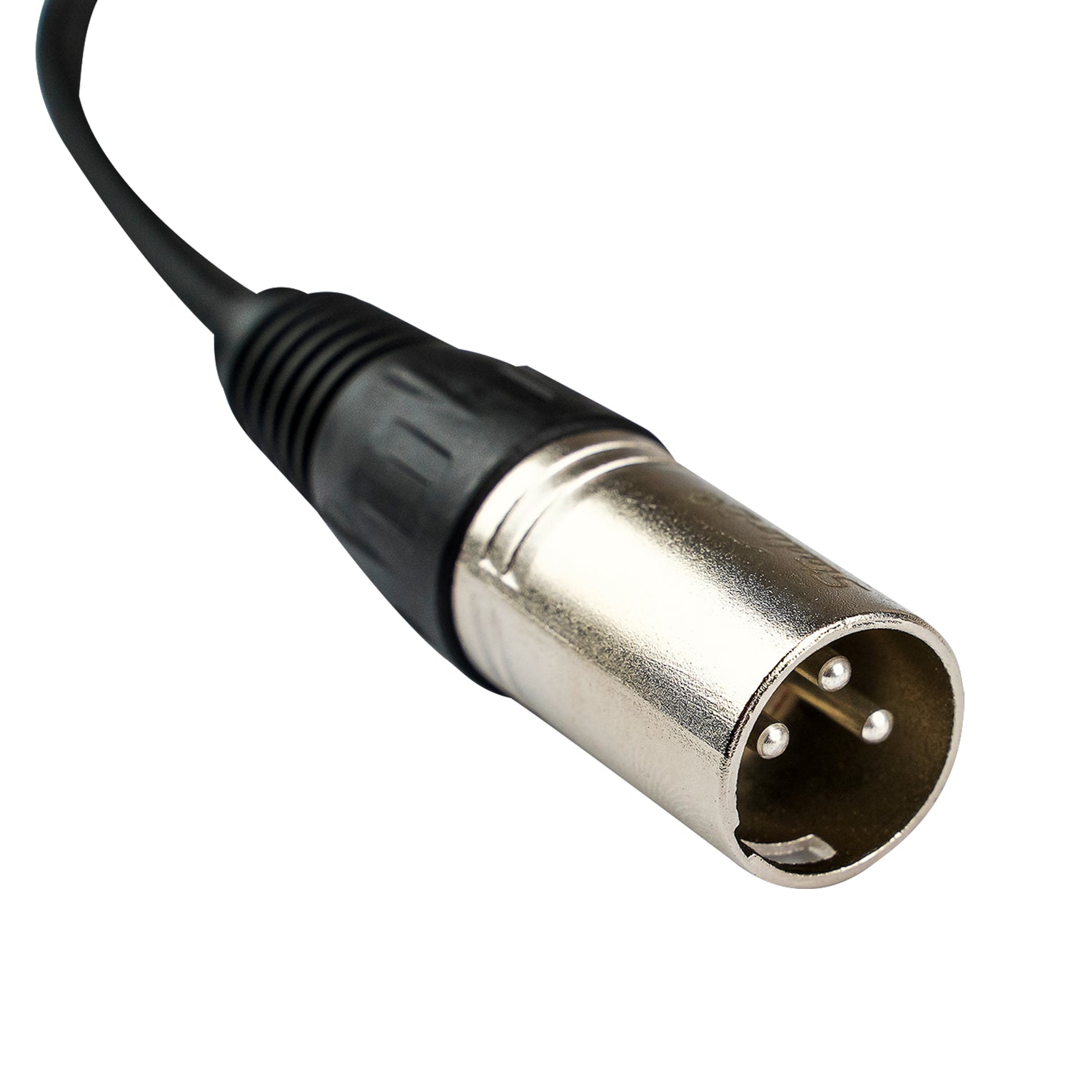 1' Y-Adapter 3 Pin XLR Male to Dual 3 Pin XLR Female Cable (ZP-YXLRMXLRFD-1)