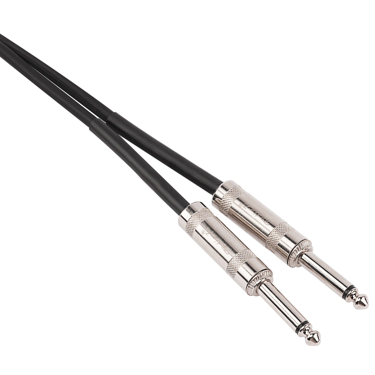 6' Dual RCA Male Plug to Dual 1⁄4” Male Plug (ZPC-24RCAD14-6)