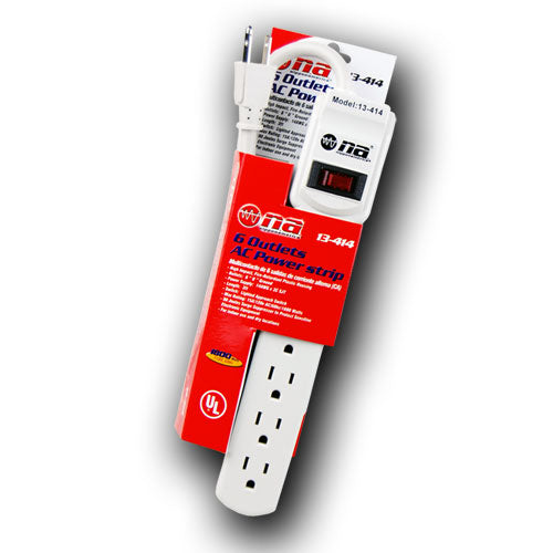 6 Outlet AC Power Strip (13-414)