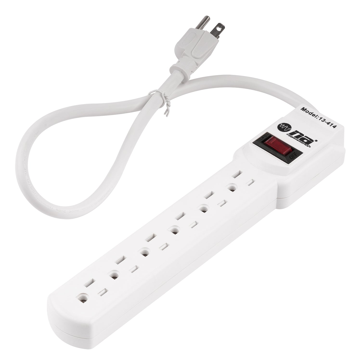 6 Outlet AC Power Strip (13-414)