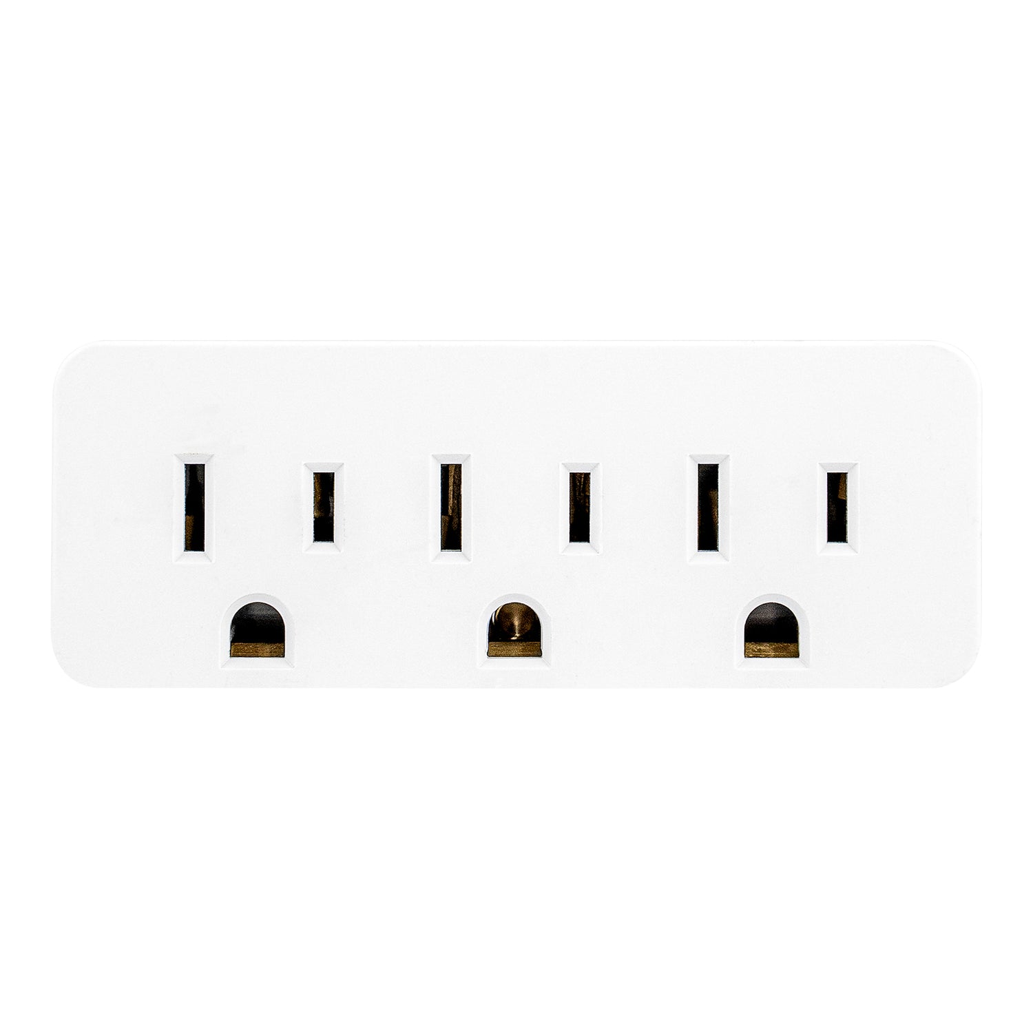 3 Outlet Grounded Wall Socket (14-512)