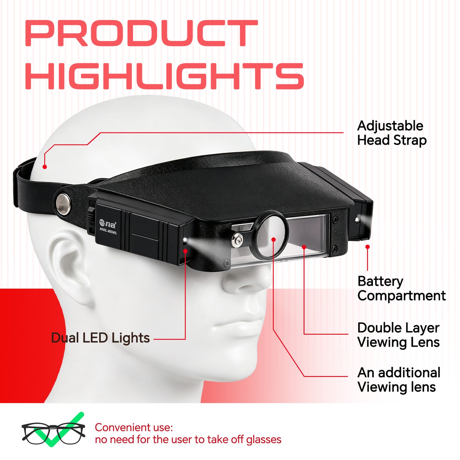 Magnifier Lamp (HML-802L)