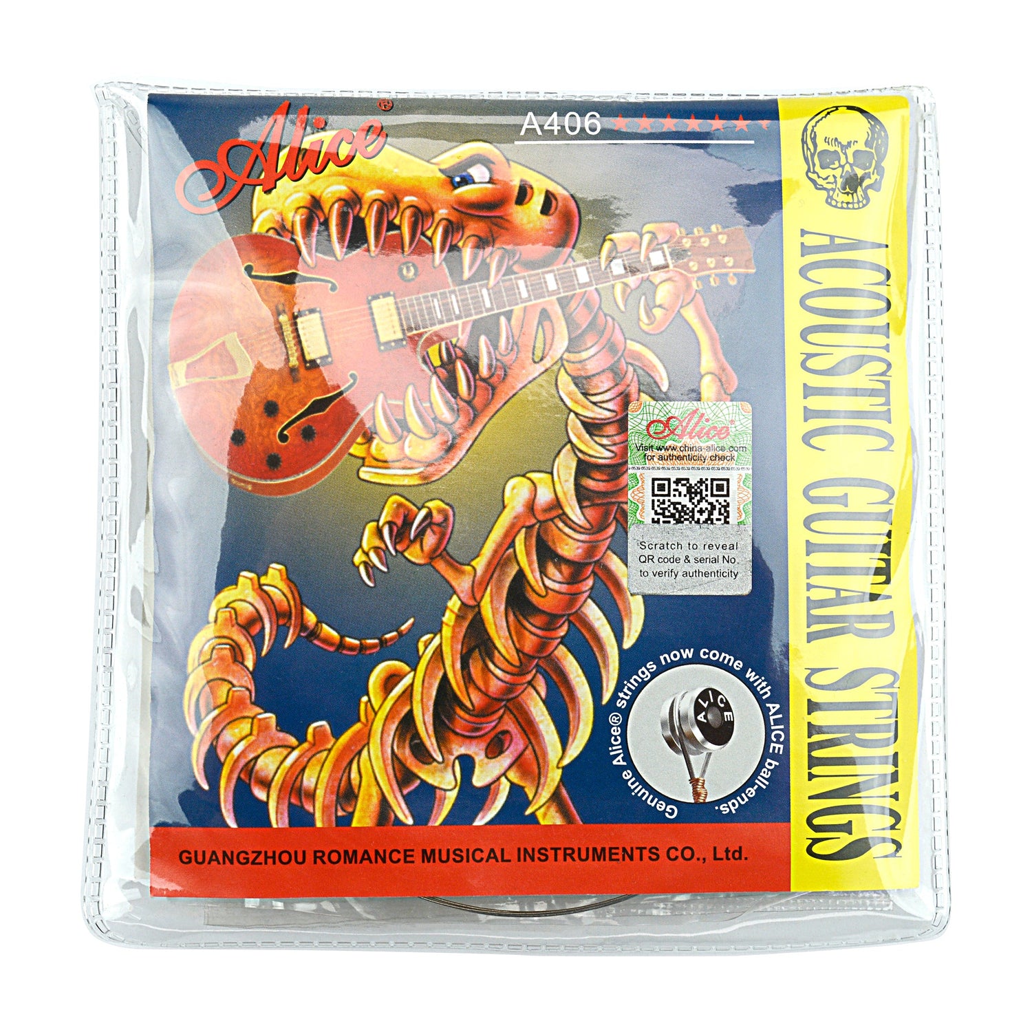Acoustic Guitar String Set, Light (A406-L)