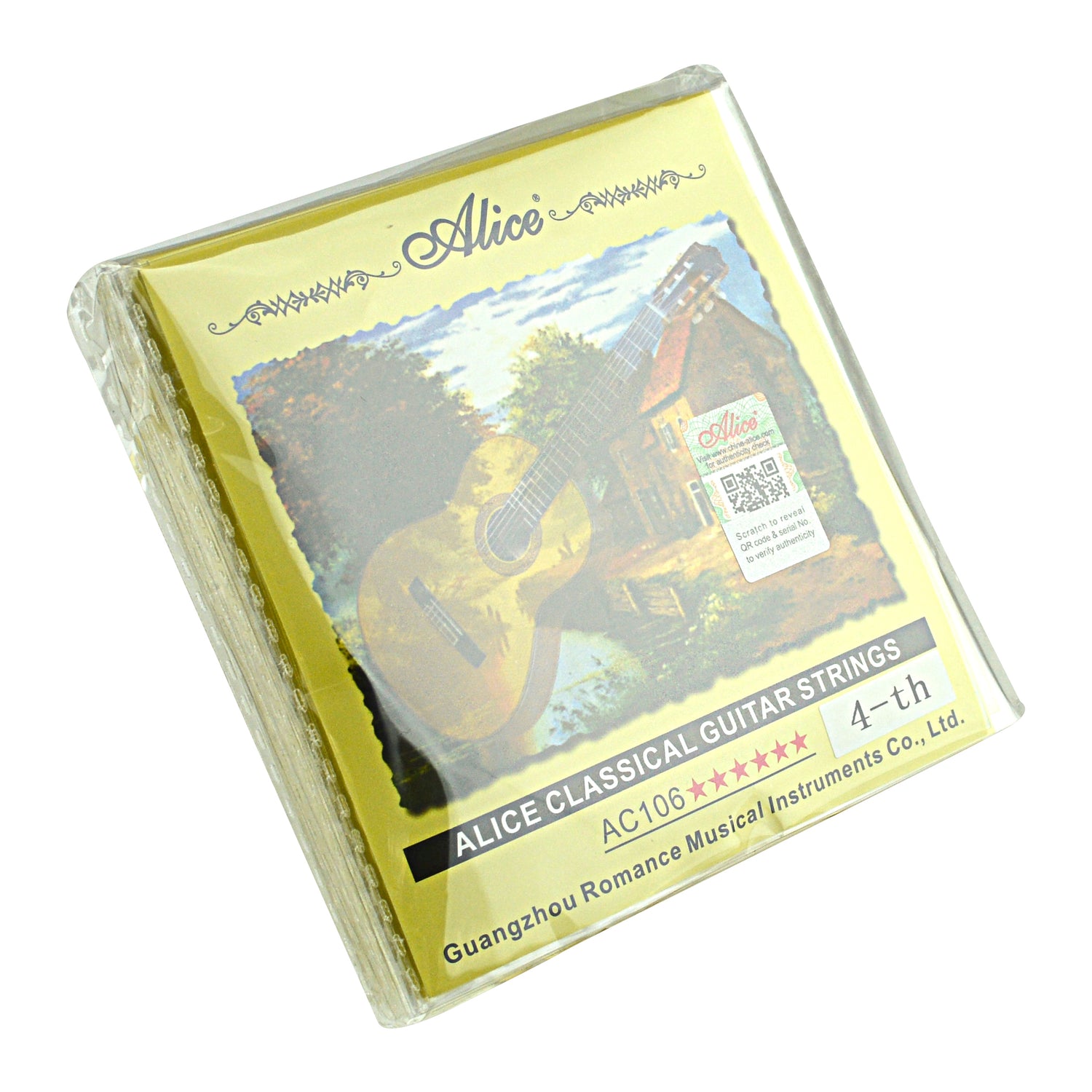 Classical Guitar String, D-4th (AC106-H-4)