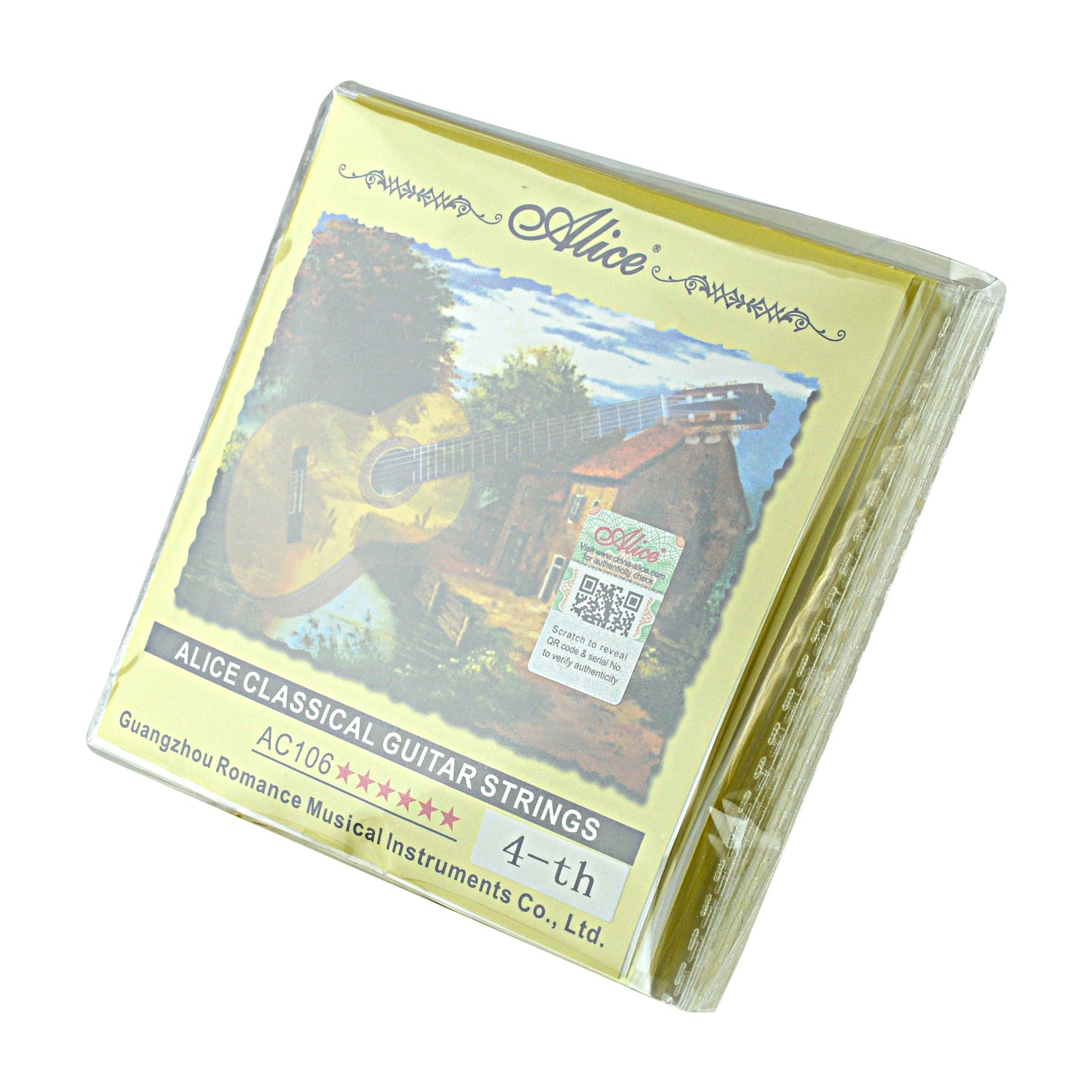 Classical Guitar String, D-4th (AC106-H-4)