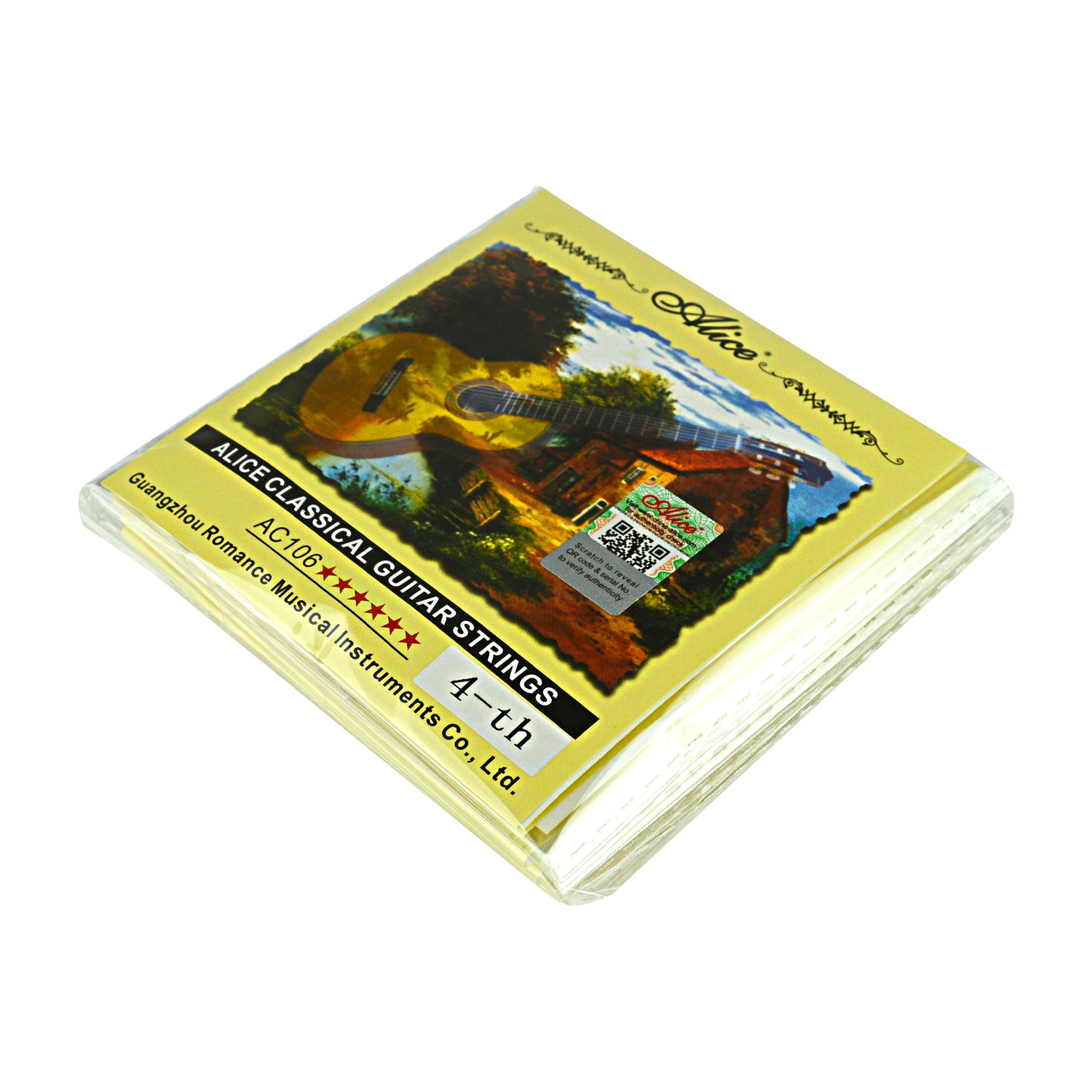 Classical Guitar String, D-4th (AC106-H-4)