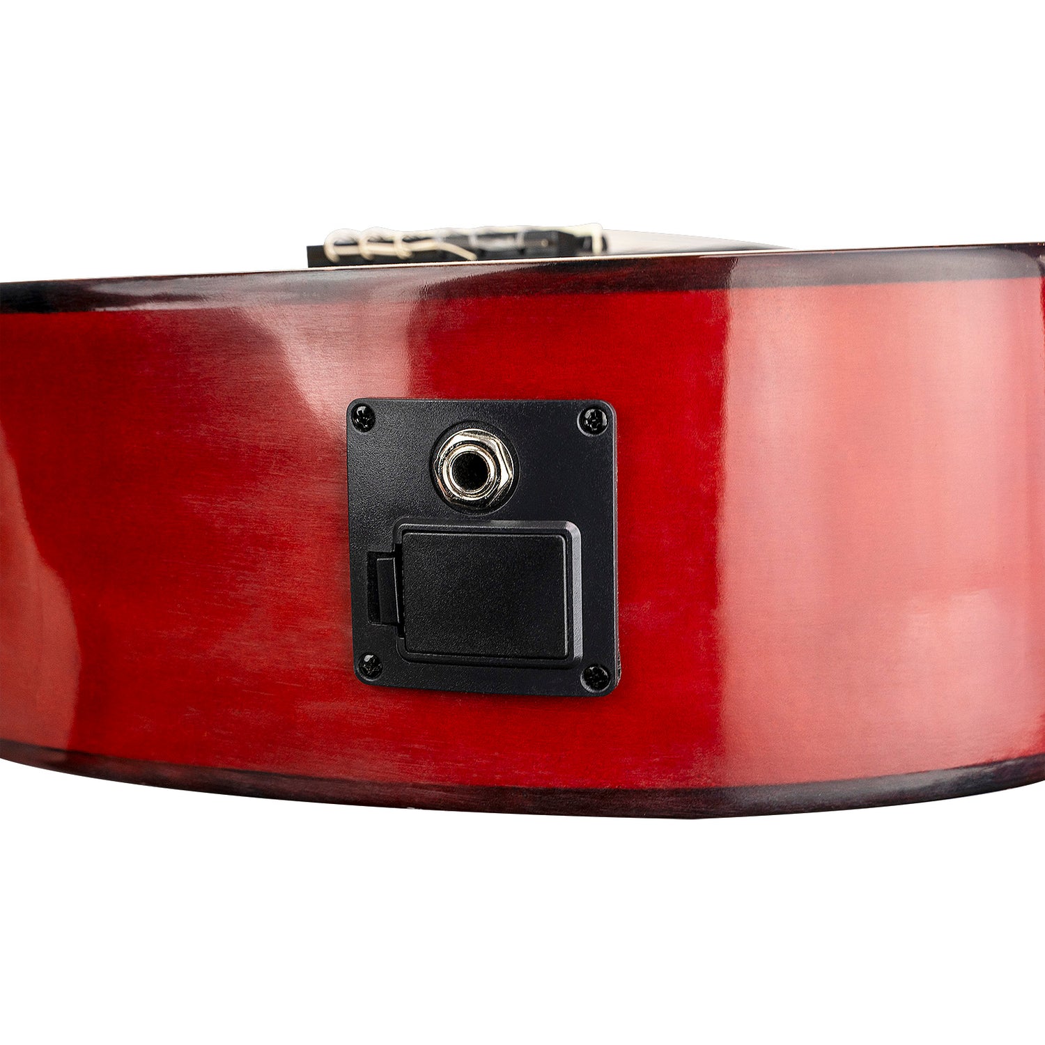 39” Electro Acoustic Cutaway Guitar, Bright Wood (ACG-3910CEQ-WH)