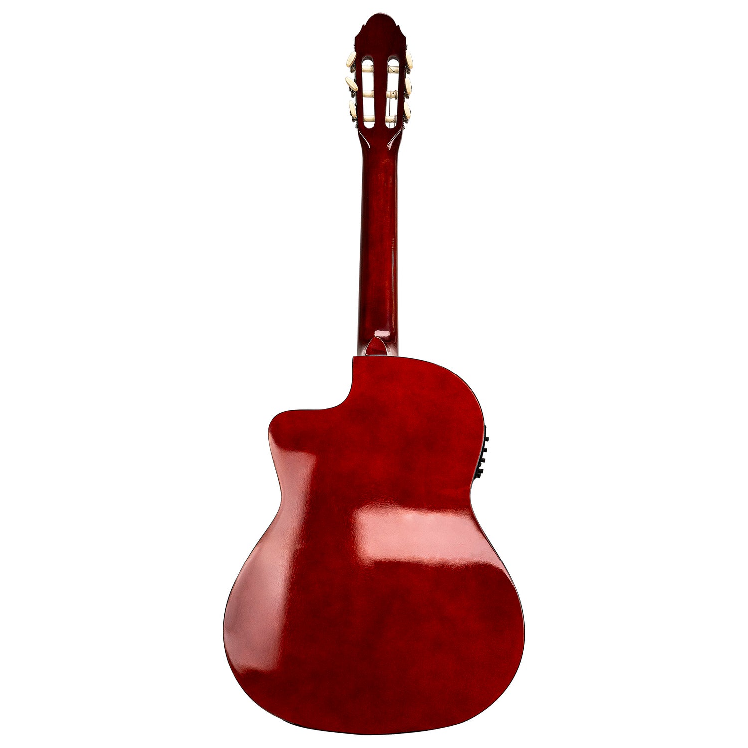 39” Electro Acoustic Cutaway Guitar, Bright Wood (ACG-3910CEQ-WH)