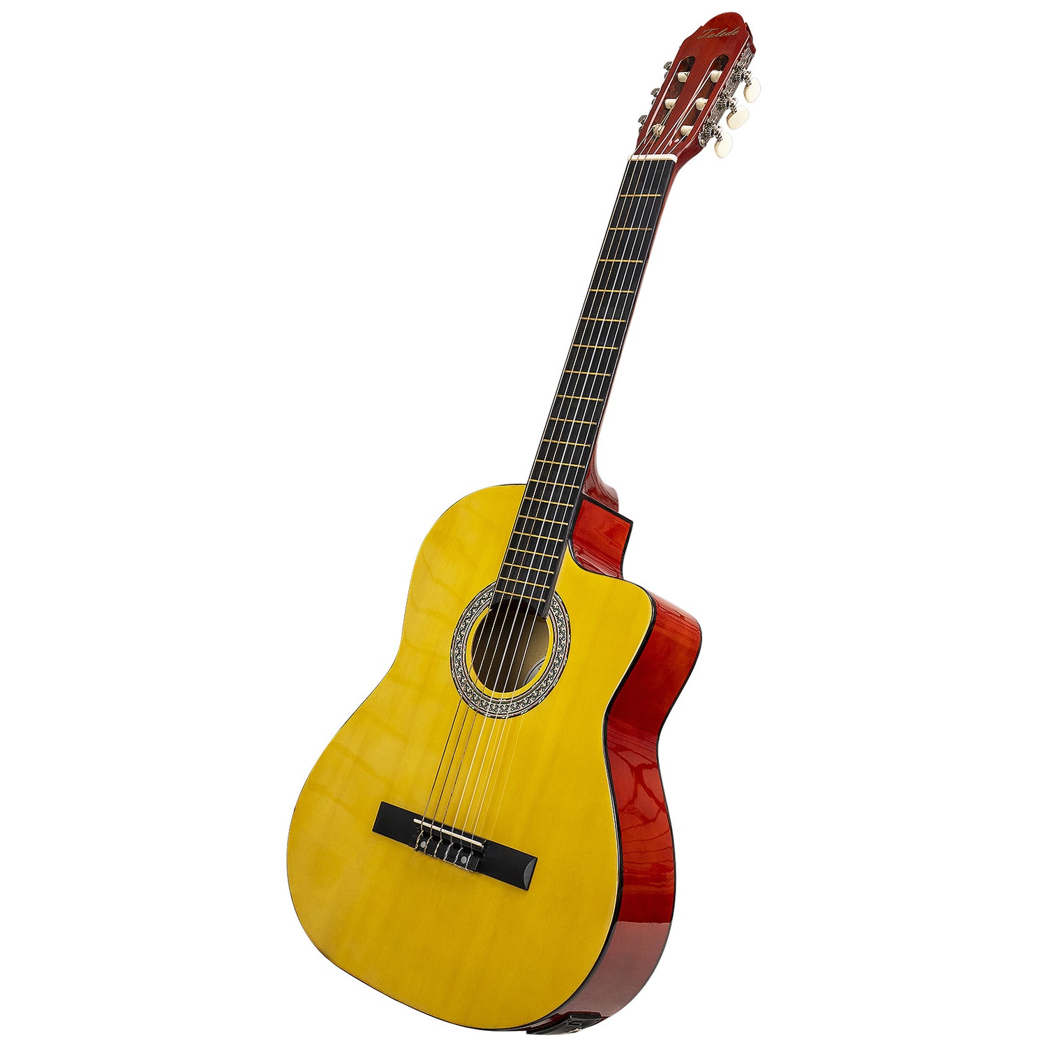 39” Electro Acoustic Cutaway Guitar,Yellow (ACG-3910CEQ-YH)