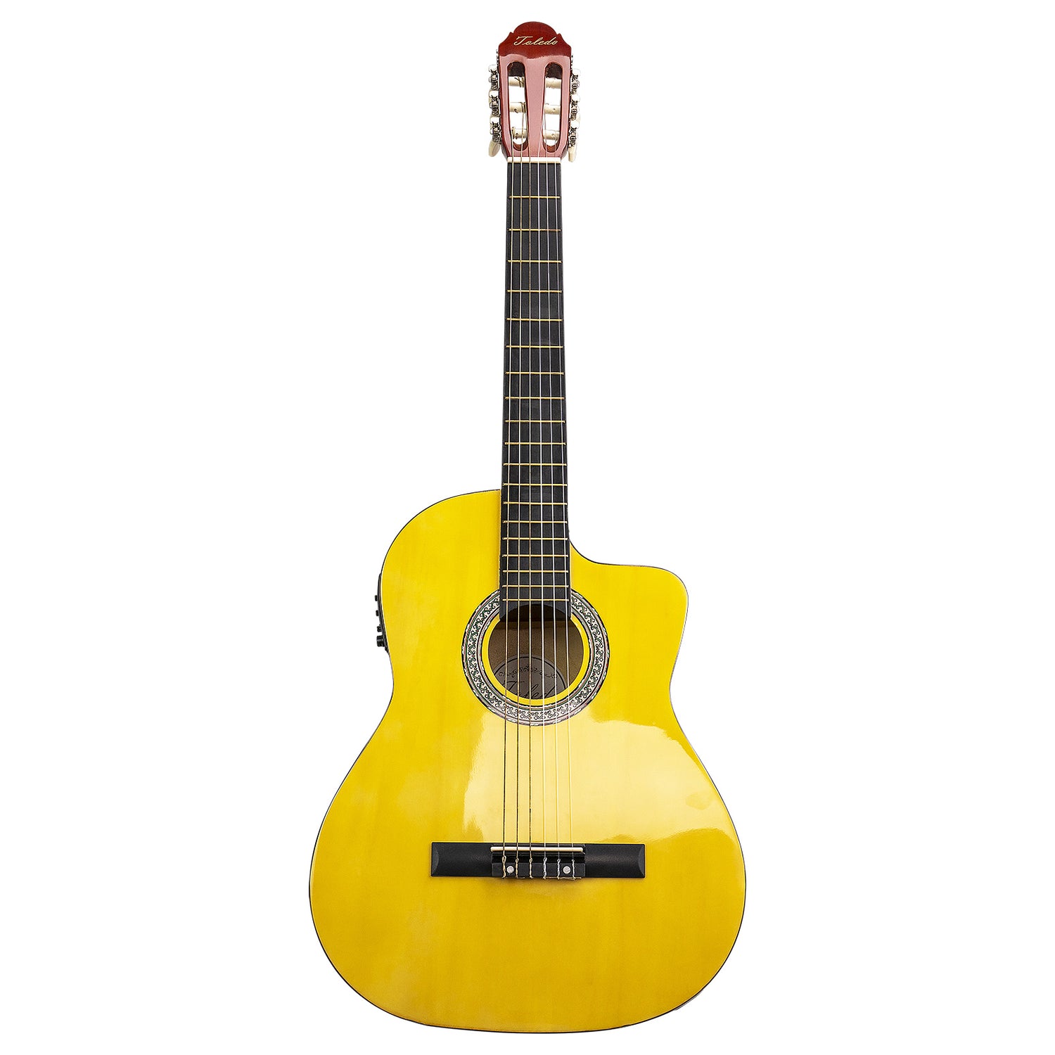 39” Electro Acoustic Cutaway Guitar,Yellow (ACG-3910CEQ-YH)