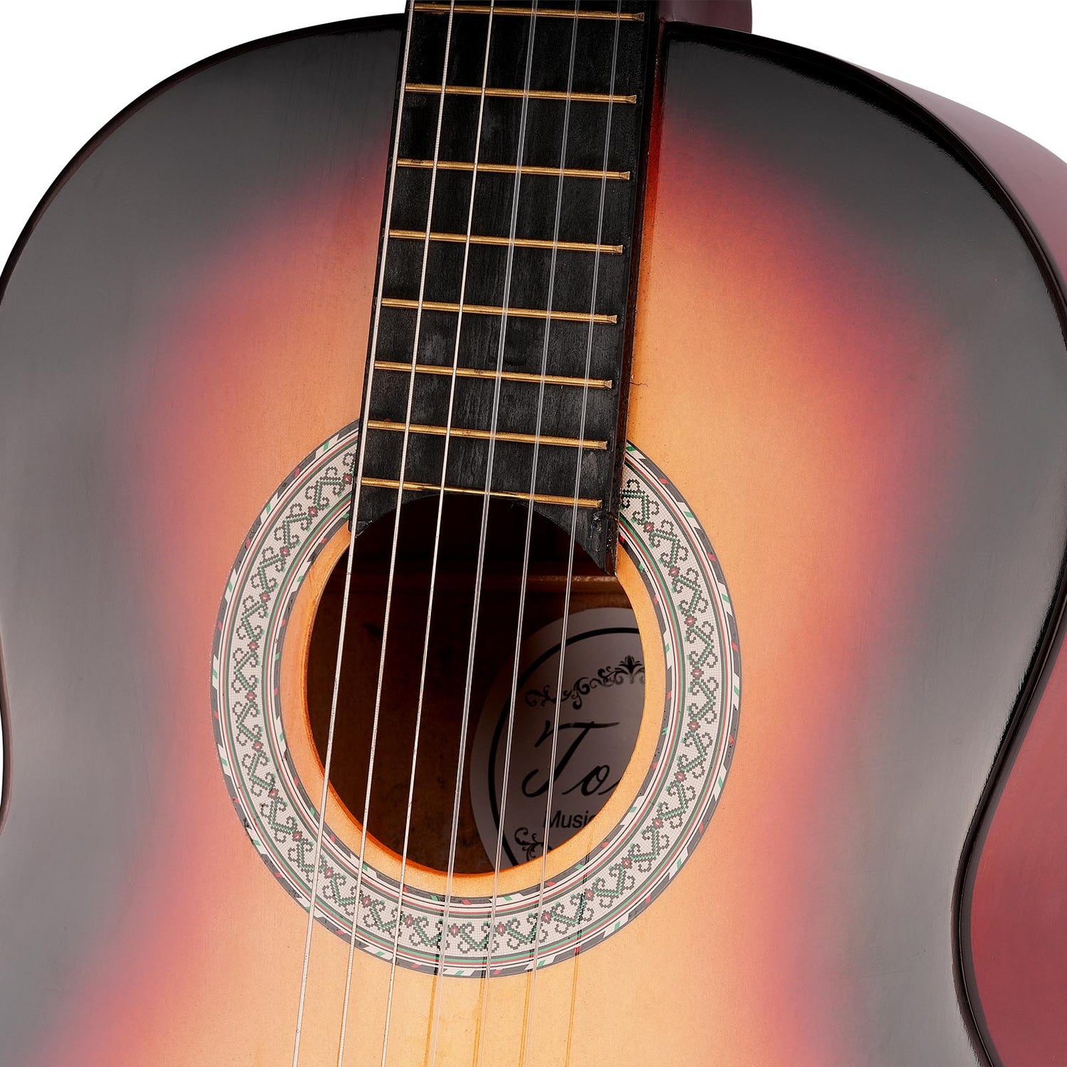 39” Acoustic Guitar, Sun Burst (ACG-3910SB)