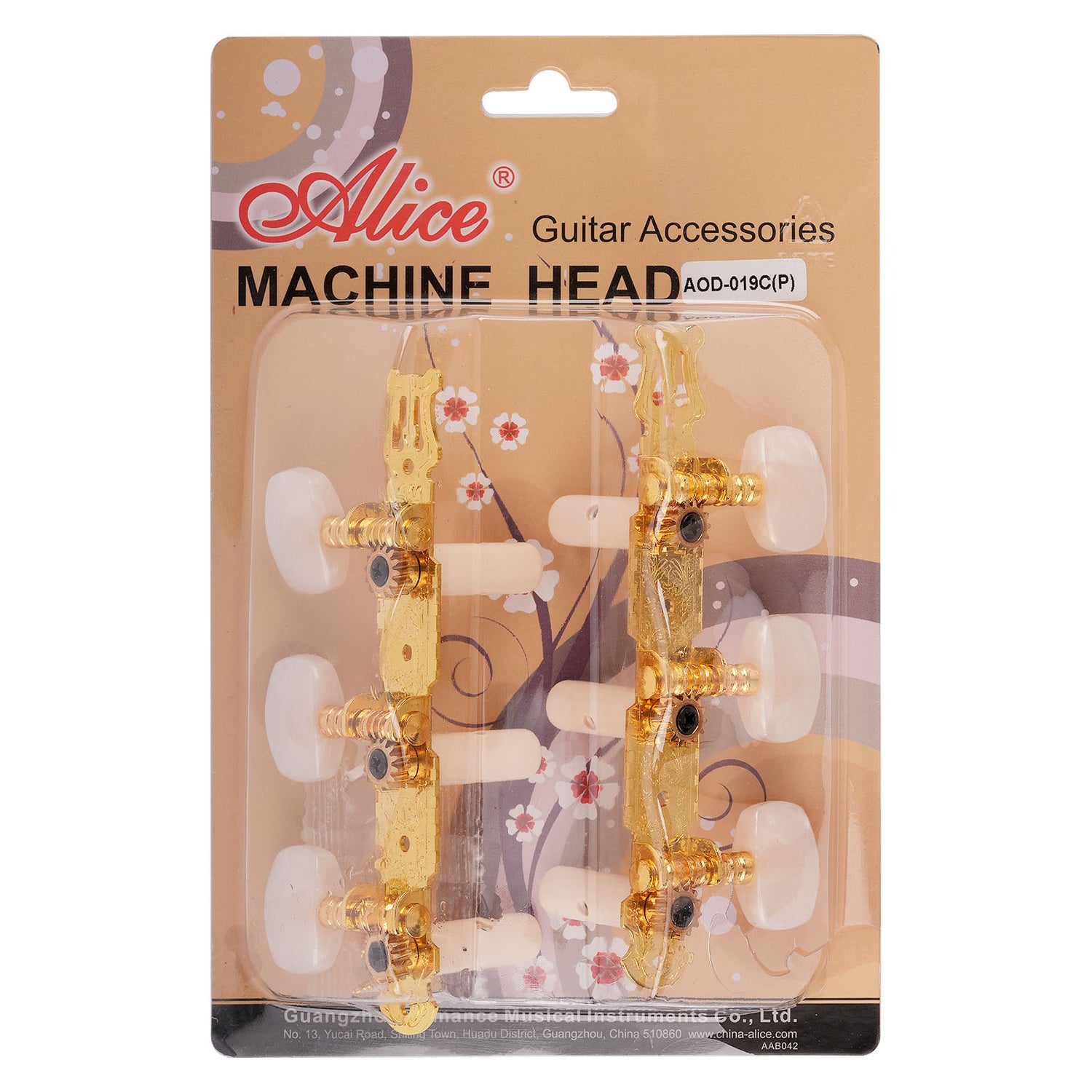 3-On-A-Plank Machine Head, Long (AOD-019CP)