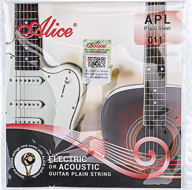 Electric or Acoustic Guitar Plain String (APL011)