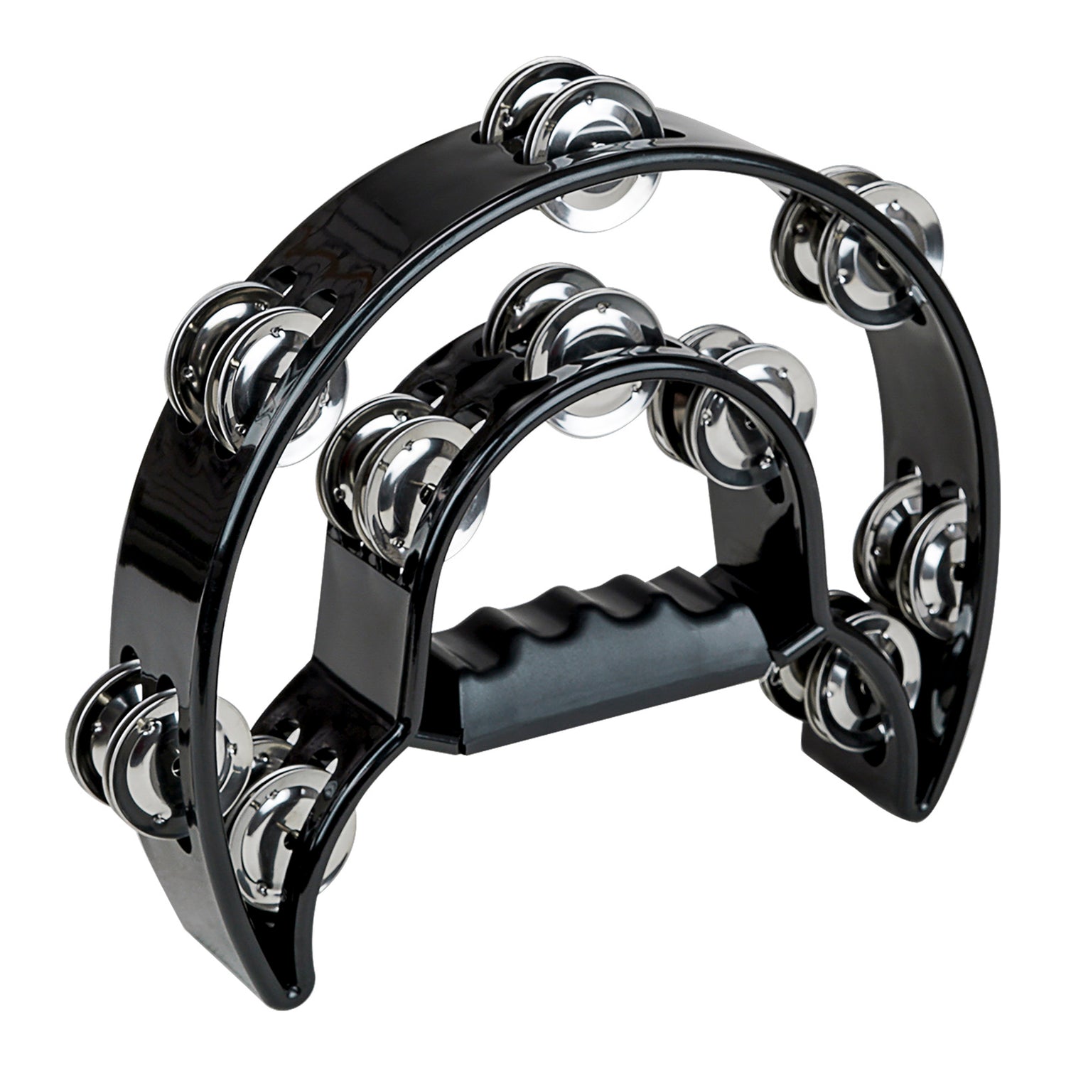 Dual Tambourine, Black (ATM-818 BLK)