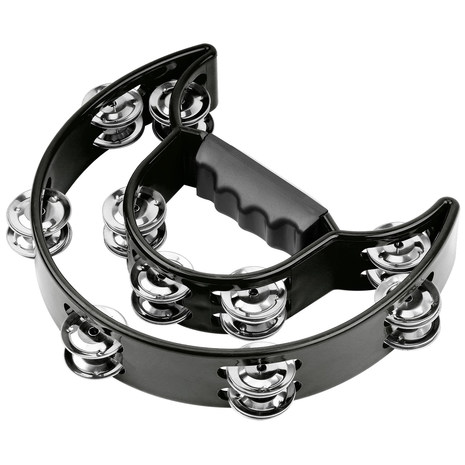Dual Tambourine, Black (ATM-818 BLK)