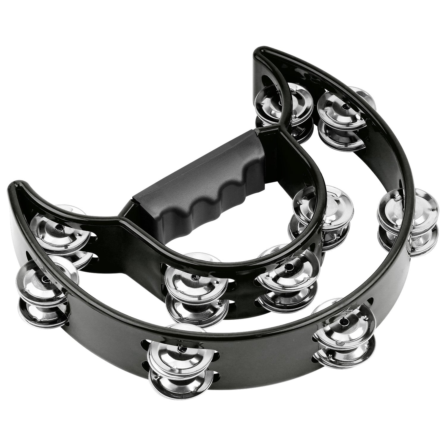 Dual Tambourine, Black (ATM-818 BLK)