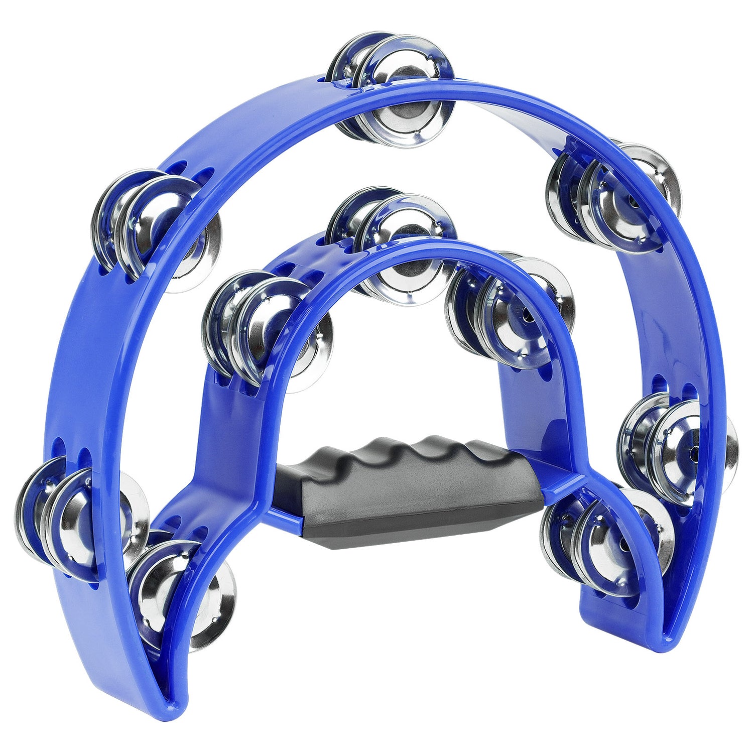 Dual Tambourine, Blue (ATM-818 BLU)