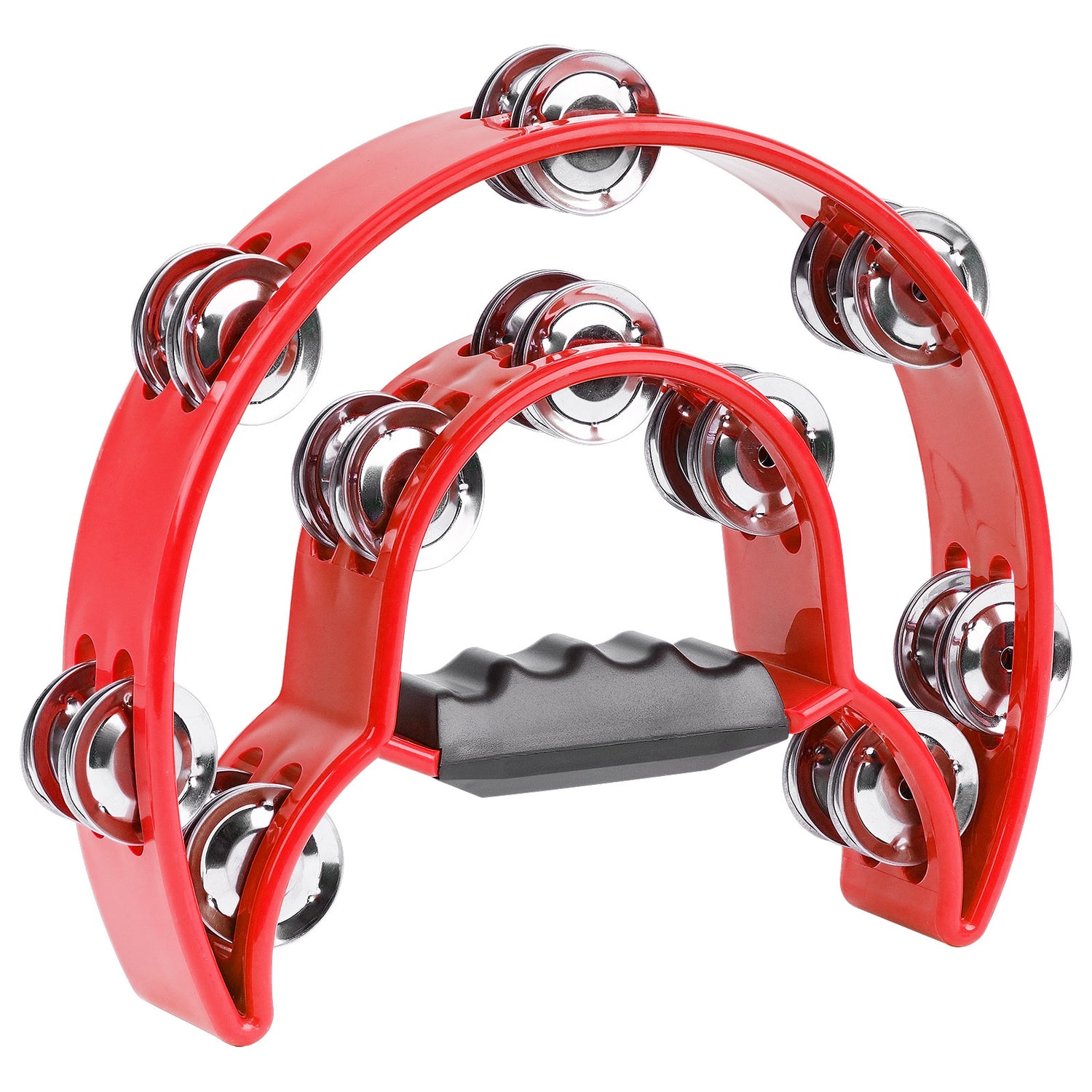 Dual Tambourine, Red (ATM-818 RED)