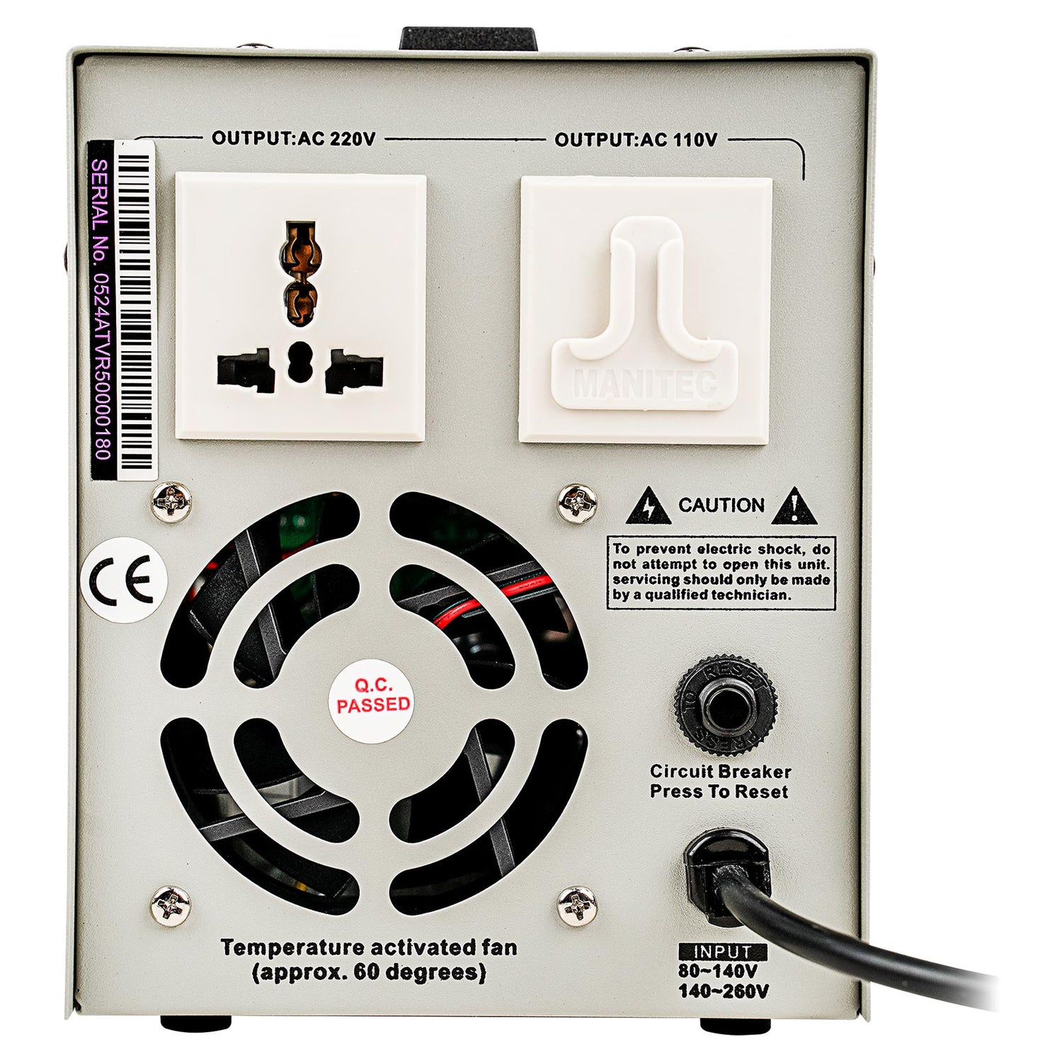 500VA Automatic Voltage Regulator (ATVR-500)