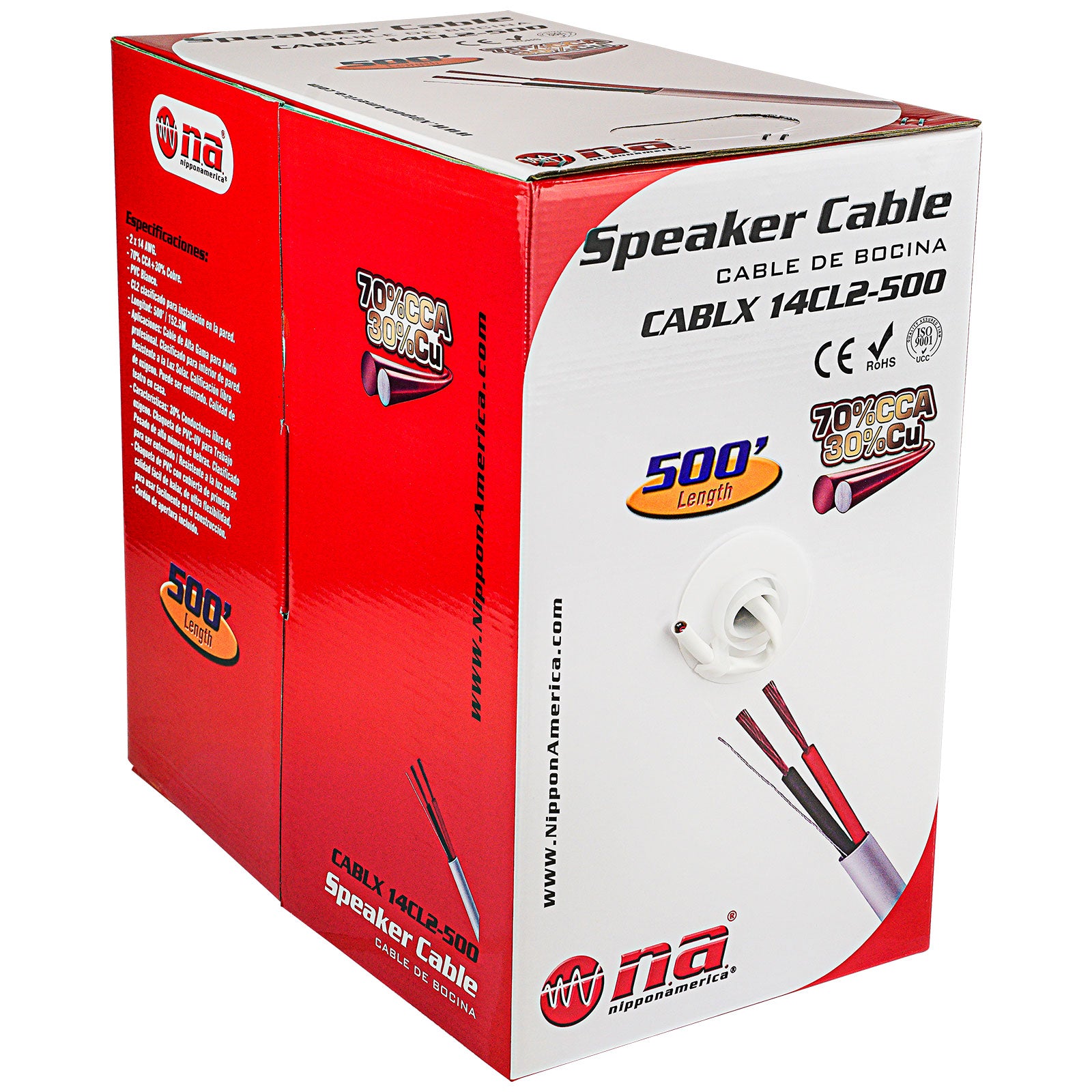 500FT Speaker Cable (CABLX 14CL2-500) – NipponAmerica