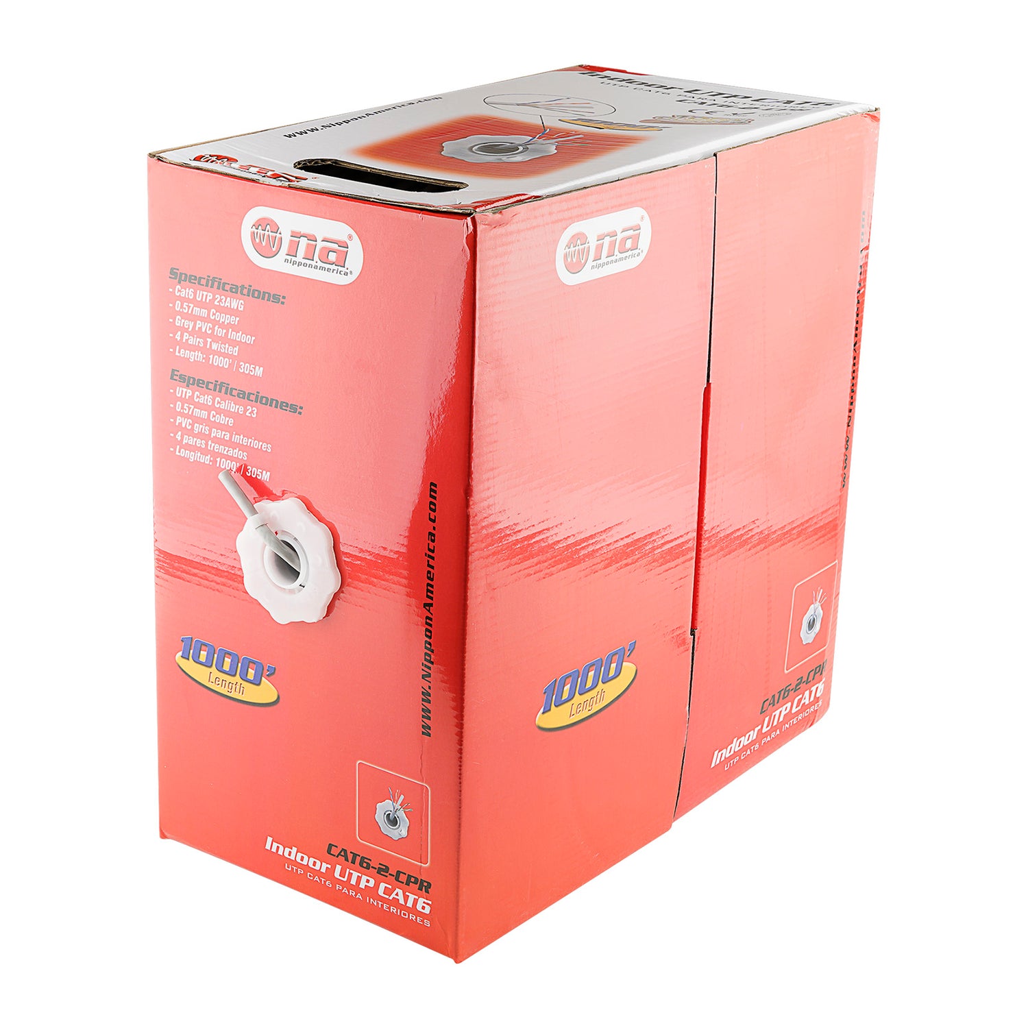 Indoor UTP CAT6 Network Cable (CAT6-2-CPR)