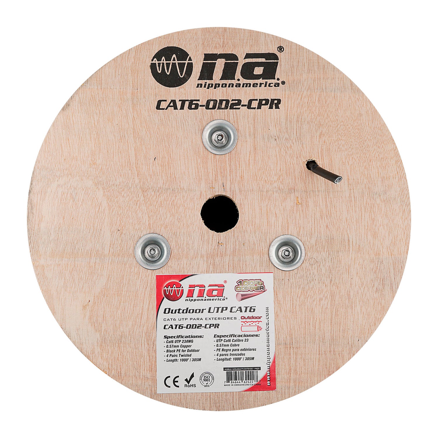 High Performance Outdoor Network Cable (CAT6-OD2-CPR)