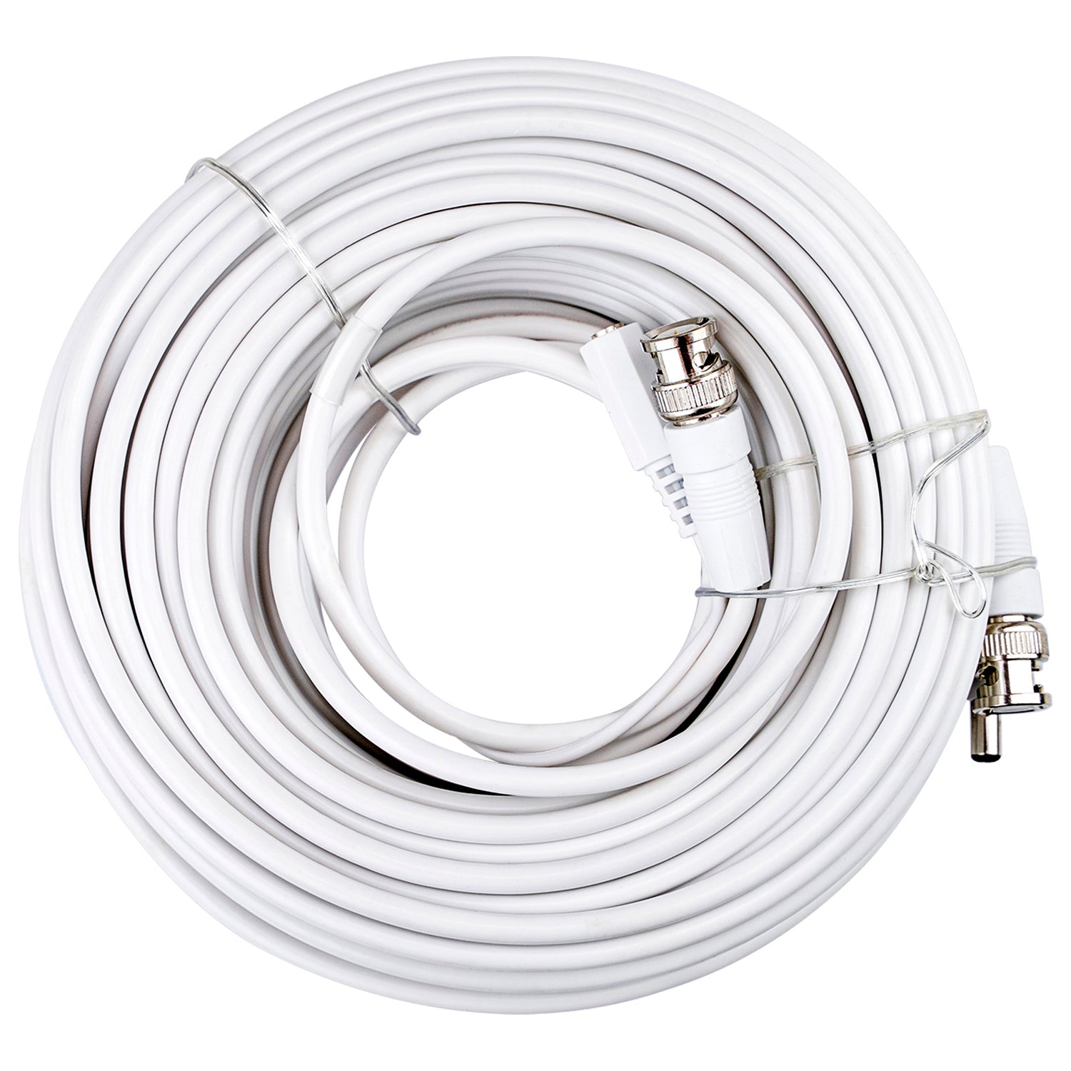 100FT BNC Closed Circuit Television Extension Cable, White (CCSL-100 WHT)