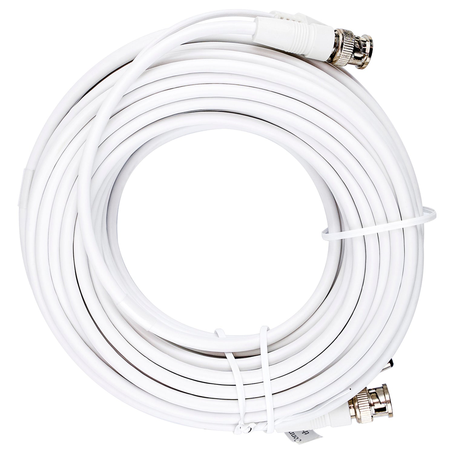 50FT BNC Closed Circuit Television Extension Cable, White (CCSL-50 WHT)