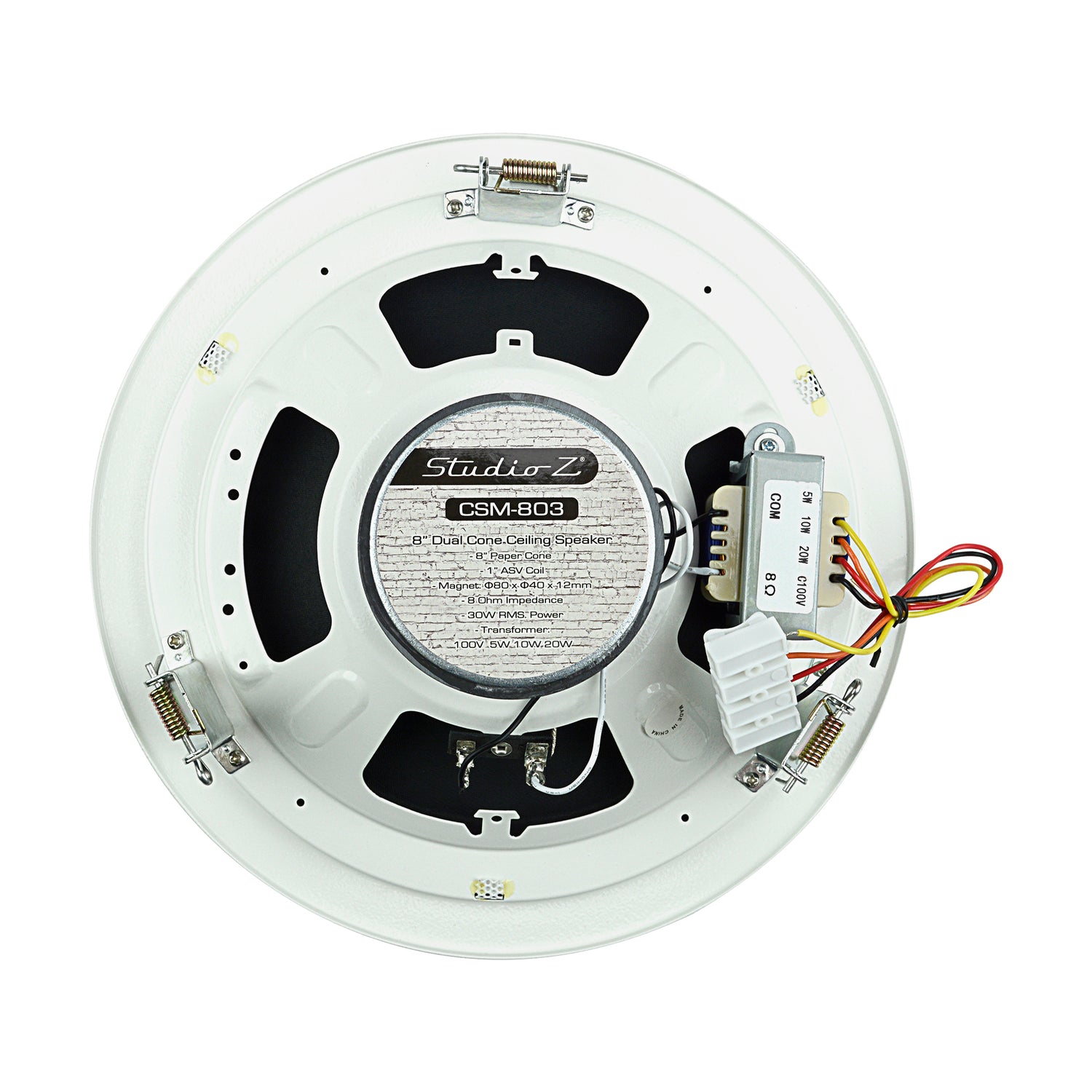 8” Dual Cone Ceiling Speaker (CSM-803)