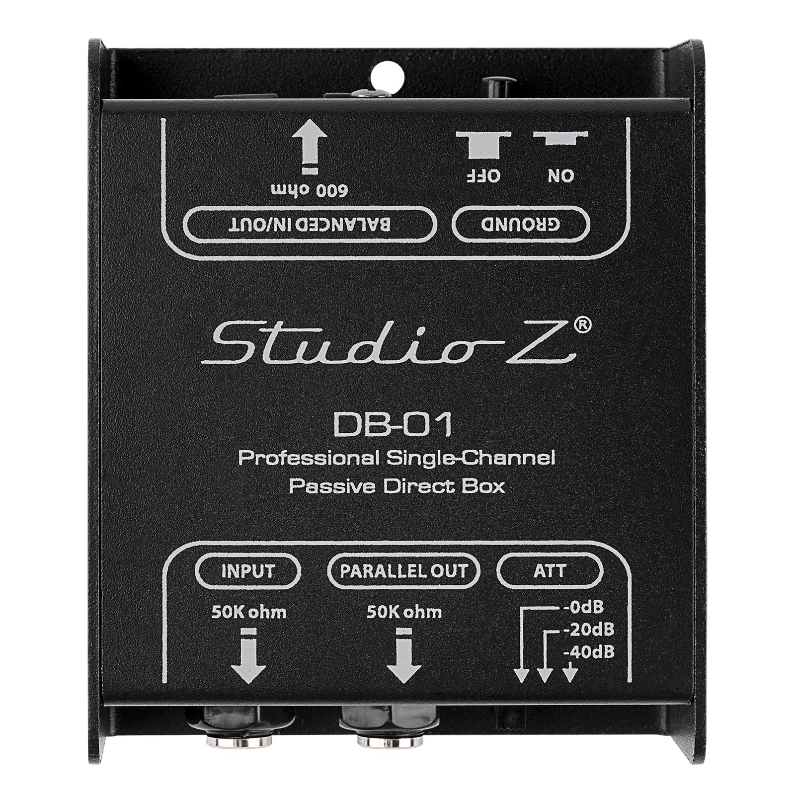 Professional Single-Channel Passive Direct Box (DB-01) – NipponAmerica