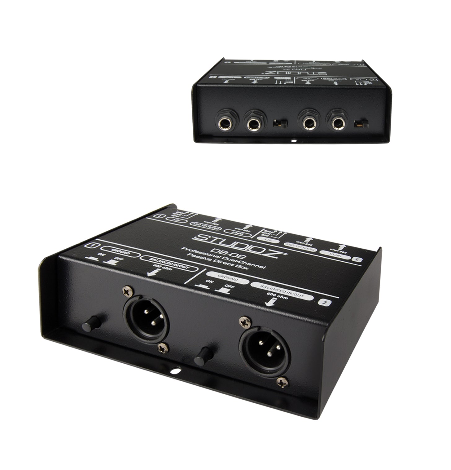 Professional Dual-Channel Passive Direct Box (DB-02) – NipponAmerica