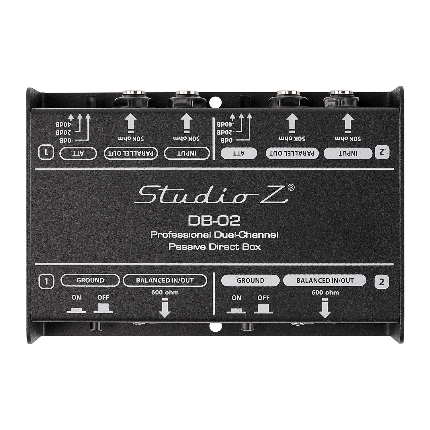 Professional Dual-Channel Passive Direct Box (DB-02)