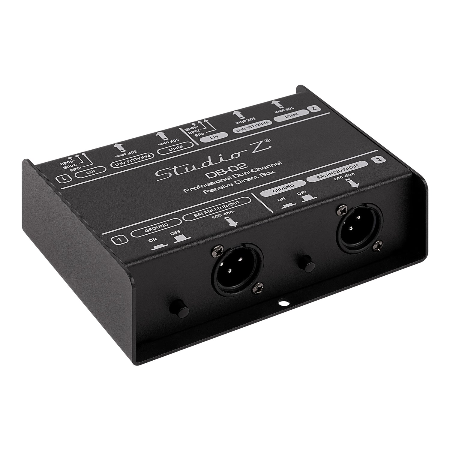 Professional Dual-Channel Passive Direct Box (DB-02)