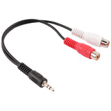 3.5 ST Plug to 2 RCA Plugs (DB-N-211J)