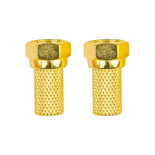 Twist-On Gold Connector for RG-6 (NF-56G)