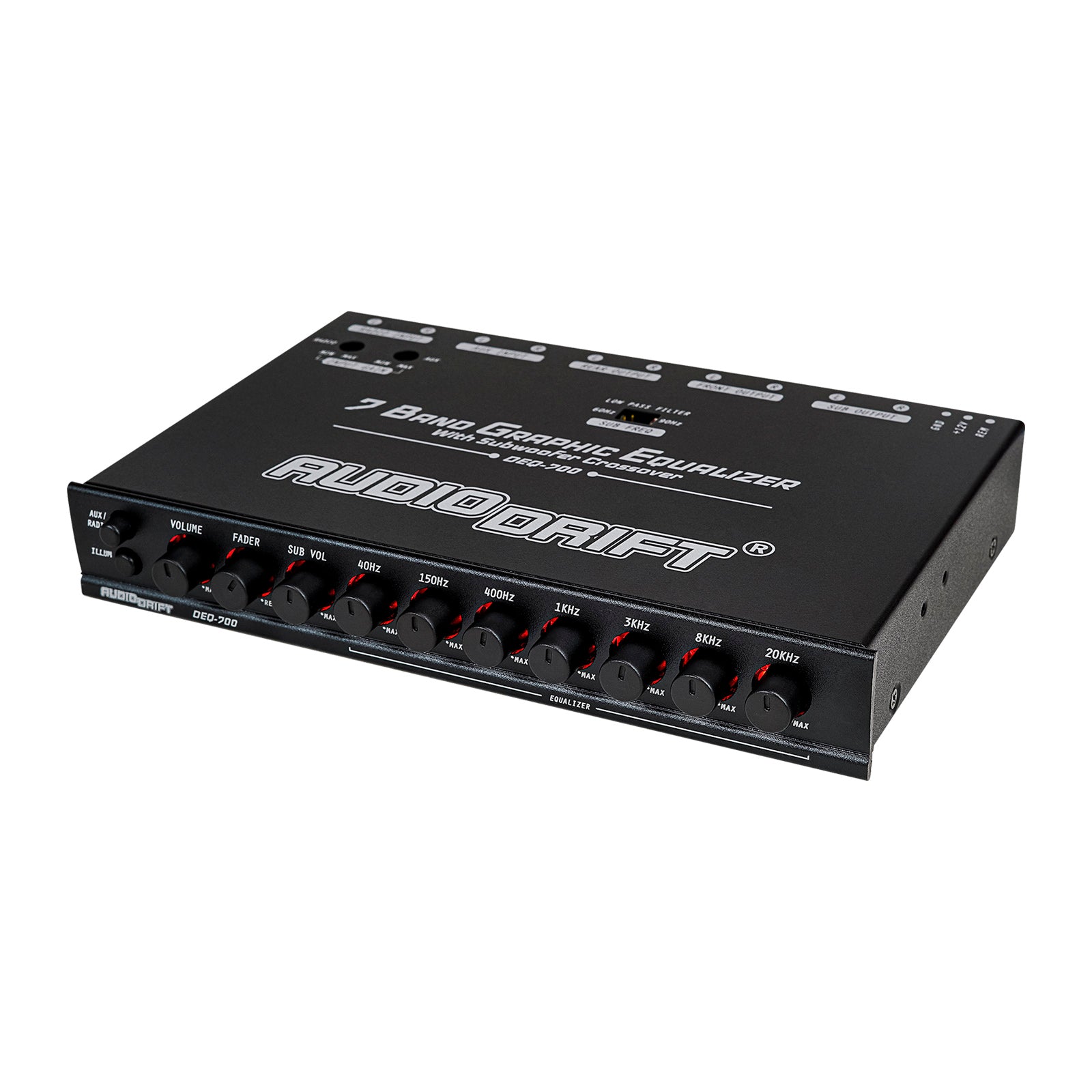 7-Band Graphic Equalizer with Subwoofer Output (DEQ-700