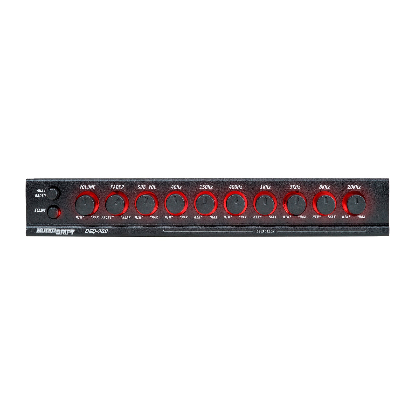 7-Band Graphic Equalizer with Subwoofer Output (DEQ-700