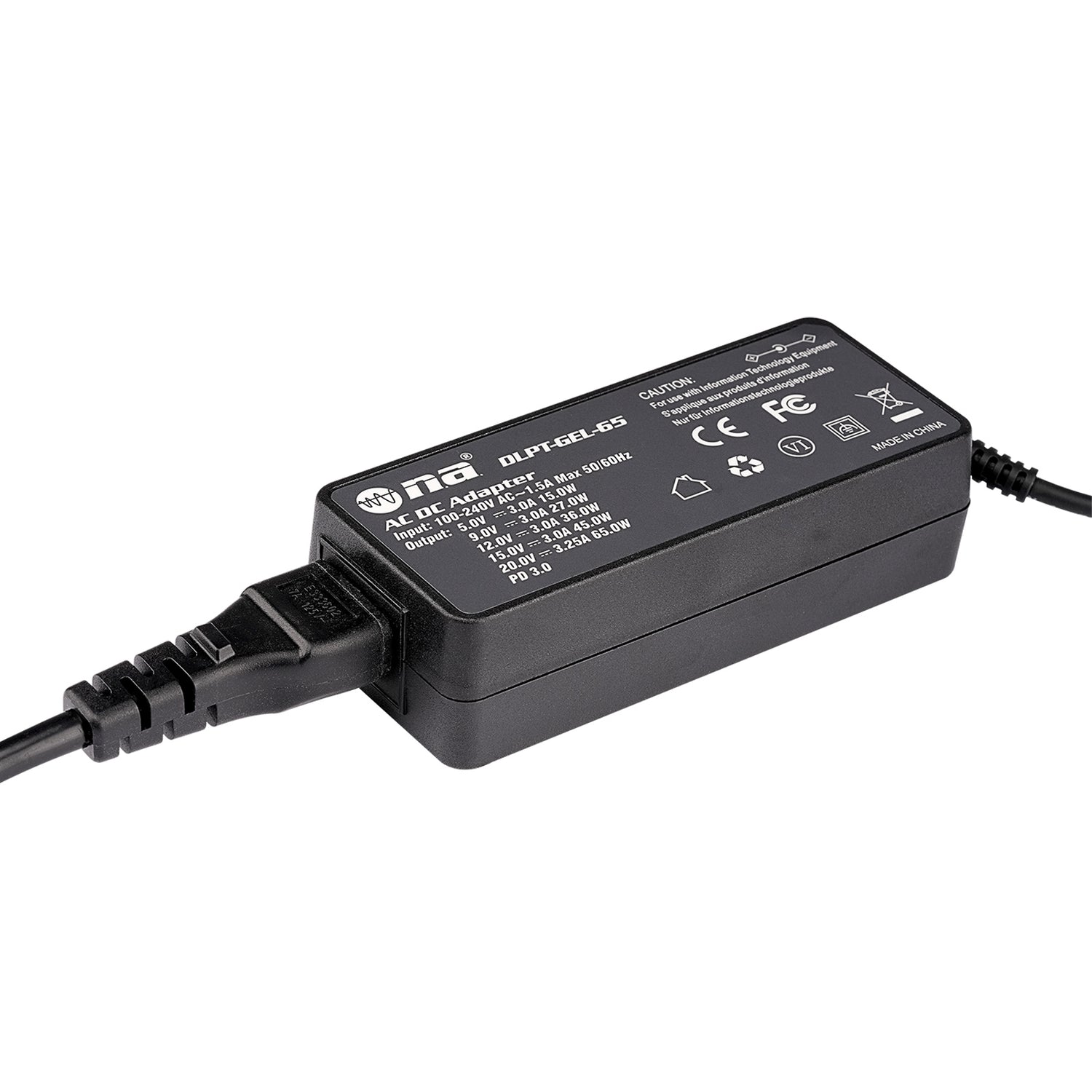 65W Universal USB-C Laptop Charger (DLPT-GEL-65)