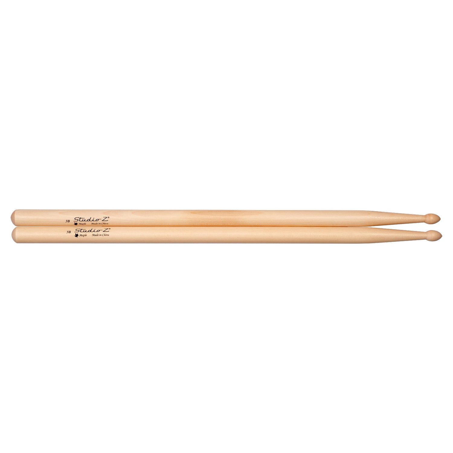 Maple Drumsticks, 5B Wood Tip (DS-M5B)