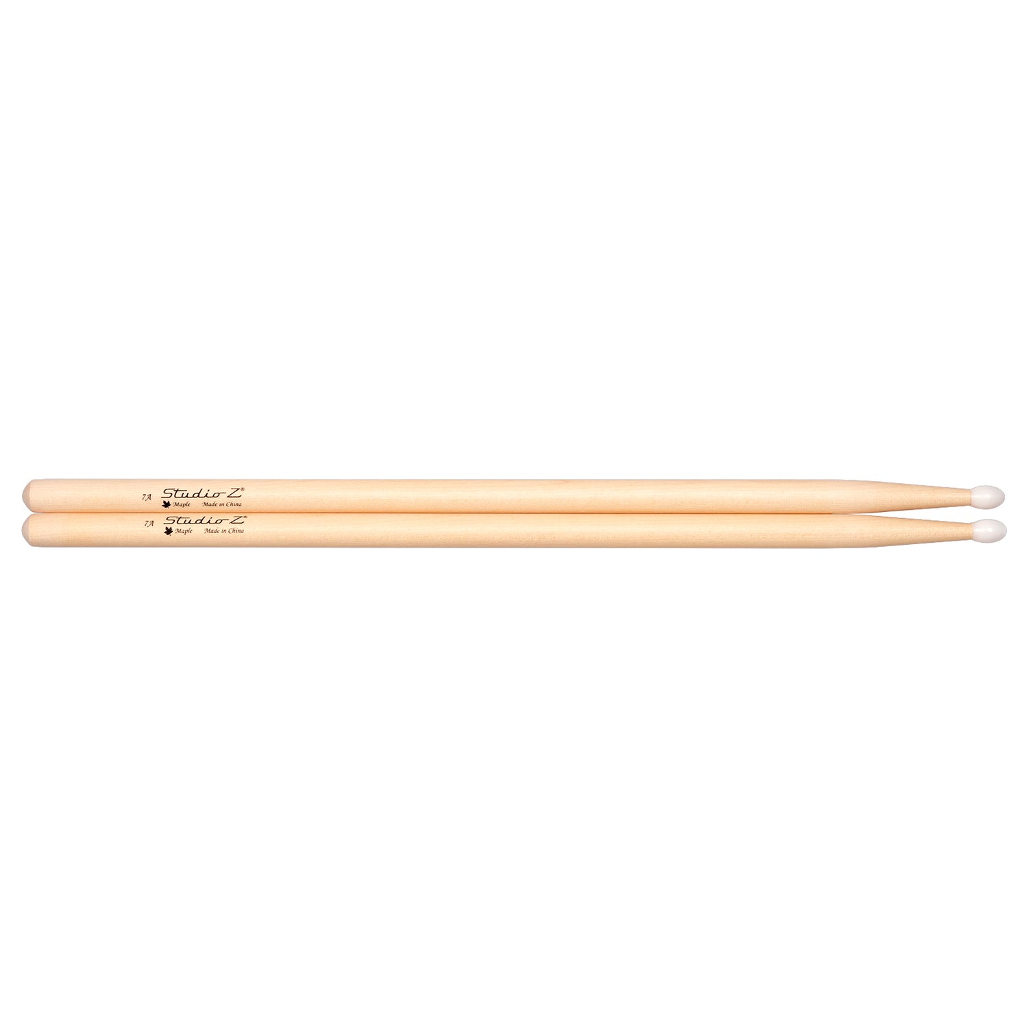Maple Drumsticks, 7A Nylon Tip (DS-M7A-NL)