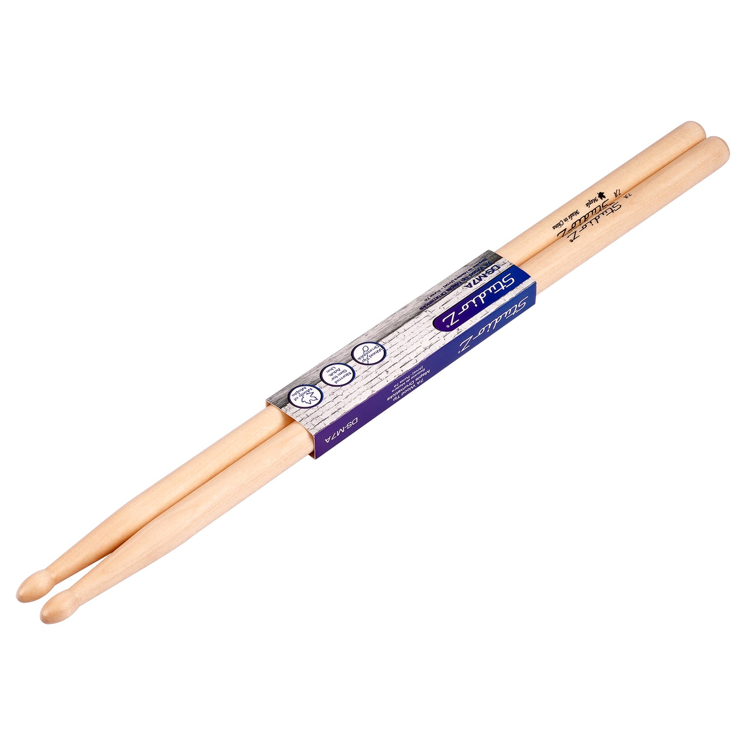 Maple Drumsticks, 7A Wood Tip (DS-M7A)
