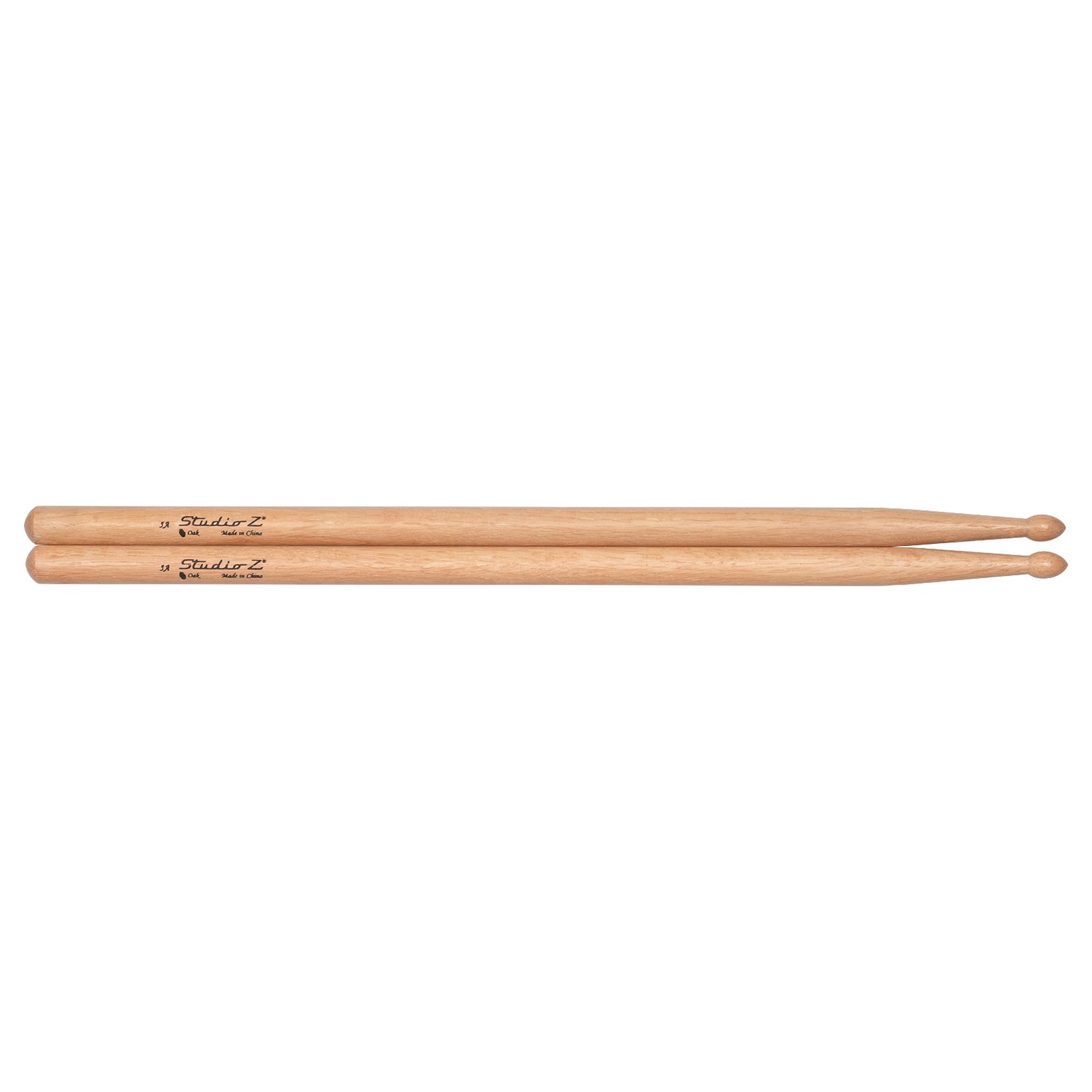 Oak Drumsticks, 5A Wood Tip (DS-OK5A)