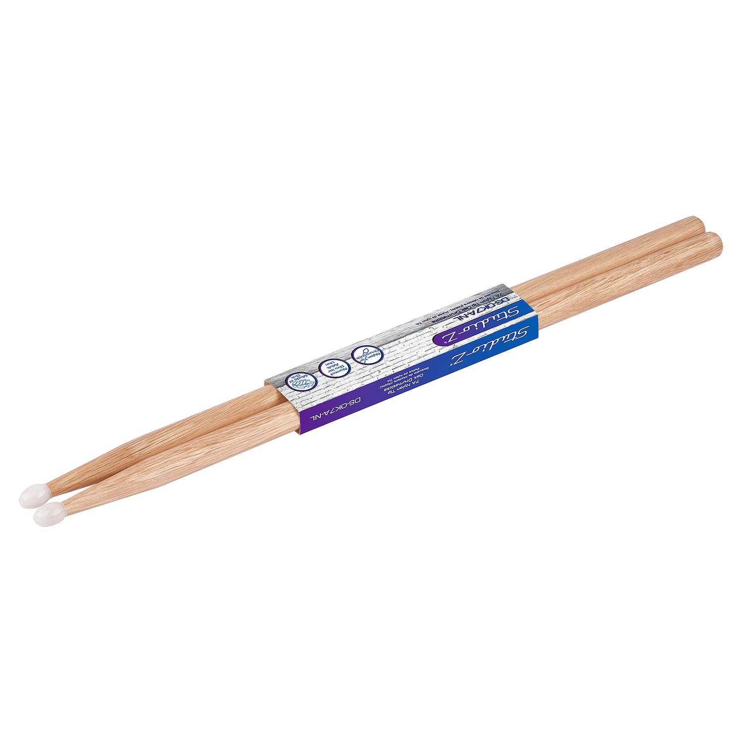 Oak Drumsticks, 7A Nylon Tip (DS-OK7A-NL)
