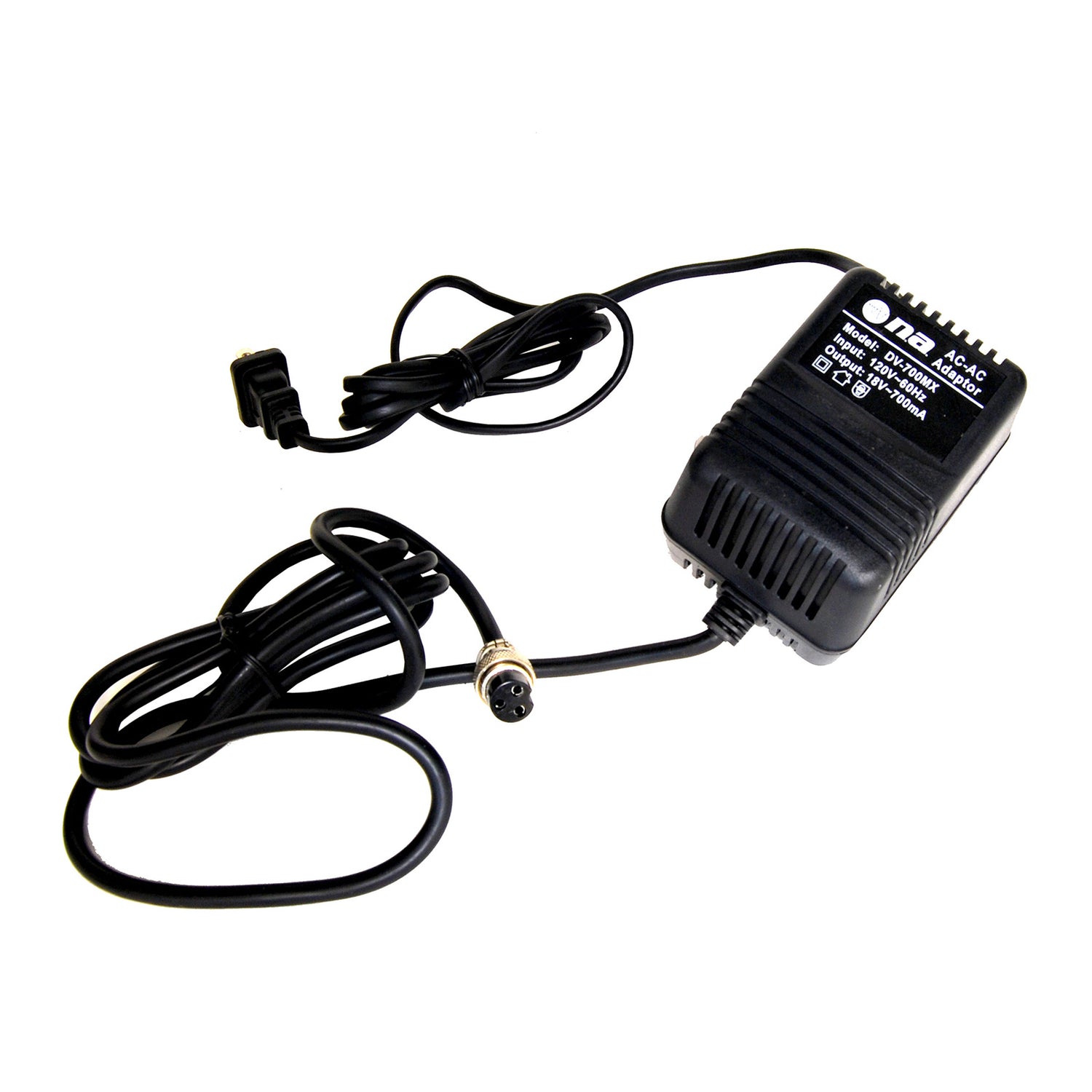 AC Power Adapter with 3-Pin Mini XLR Jack (DV-700MX)