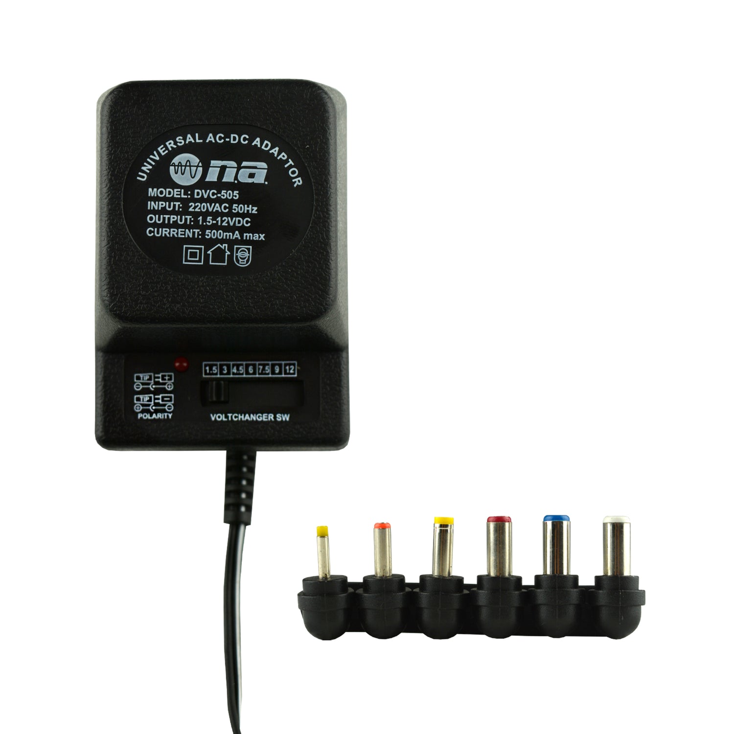 Multi-Outlet Universal AC/DC Adapter (DVC-505-220)