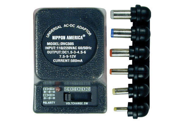 Multi-Outlet Universal AC/DC Adapter (DVC-505) – NipponAmerica