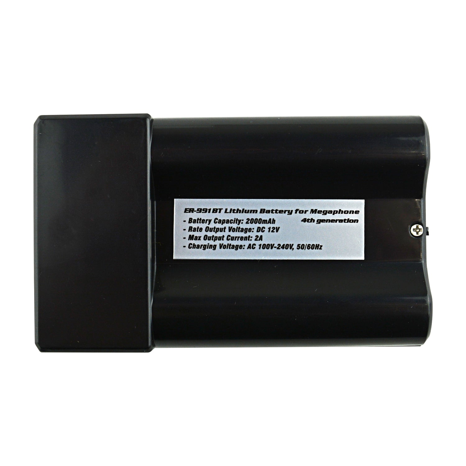 Replacement battery for ER-991BT Megaphone (ER-991BT-RB)